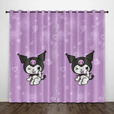 2025 NEW My Melody Kuromi Curtains Pattern Blackout Window Drapes